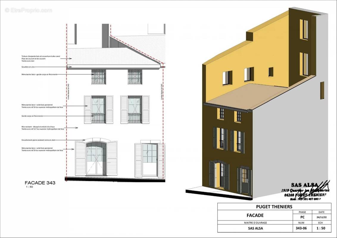 Appartement à PUGET-THENIERS