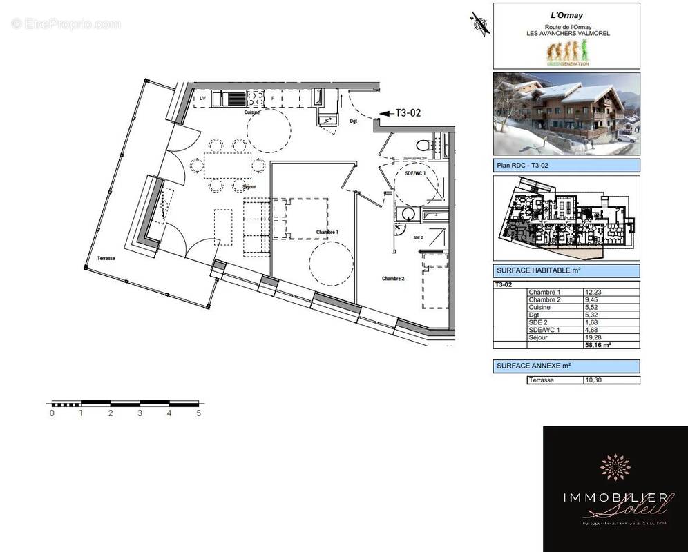 Appartement à LES AVANCHERS-VALMOREL