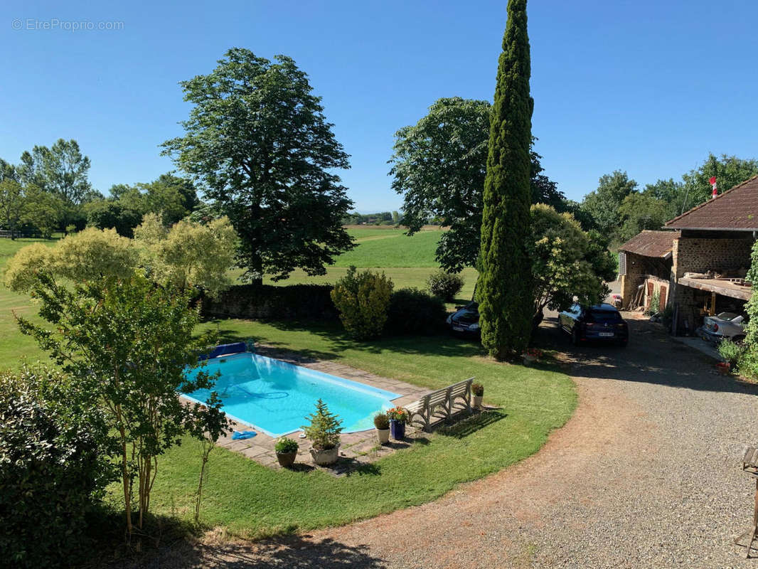 piscine chauffée - Maison à MARCIAC