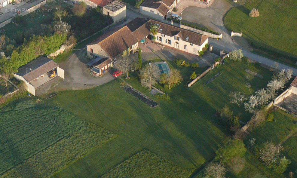 Vue aérienne  - Maison à MARCIAC