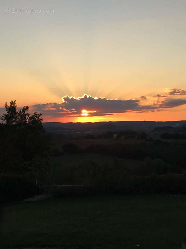 coucher de soleil - Maison à AUCH