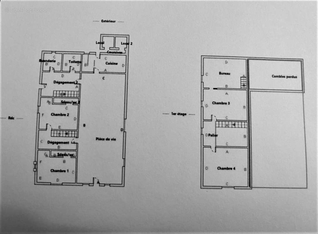 plan d&#039;agencement - Maison à VIC-FEZENSAC