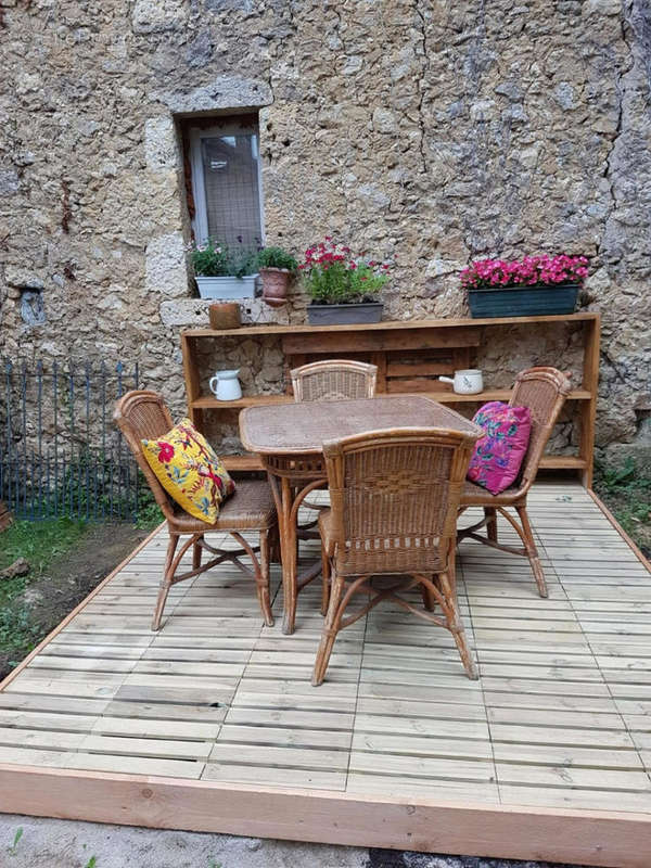 terrasse bois - Maison à VIC-FEZENSAC