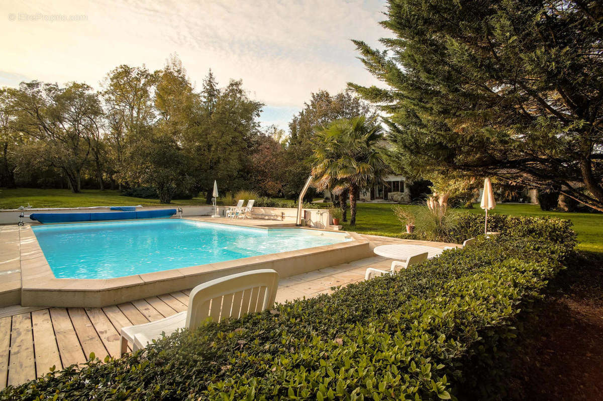 piscine - Maison à CASTERA-VERDUZAN