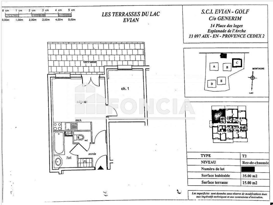 Appartement à EVIAN-LES-BAINS