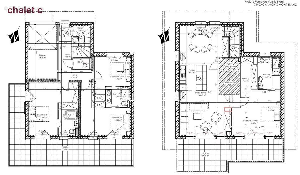 Maison à CHAMONIX-MONT-BLANC