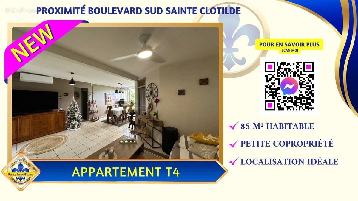 Appartement à SAINT-DENIS