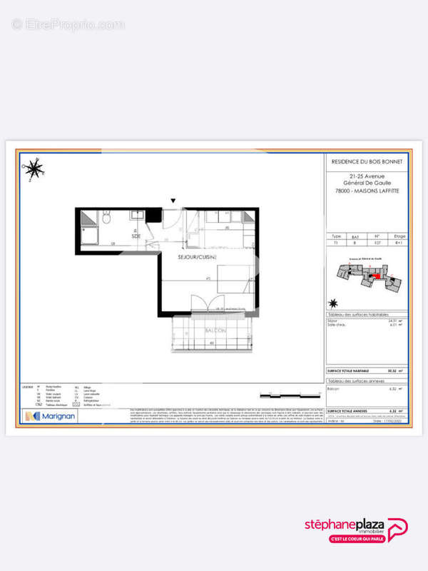 Appartement à MAISONS-LAFFITTE