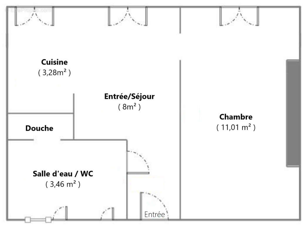 Appartement à PARIS-11E