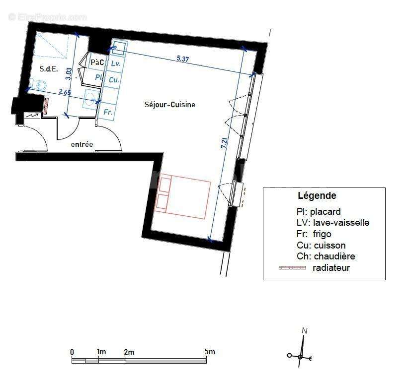 Plan lot 001 le 77 Sjdb - Appartement à SAINT-JEAN-DE-BRAYE