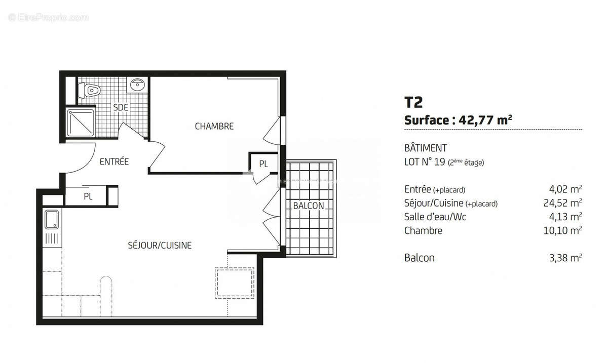 Appartement à BAGNEAUX-SUR-LOING