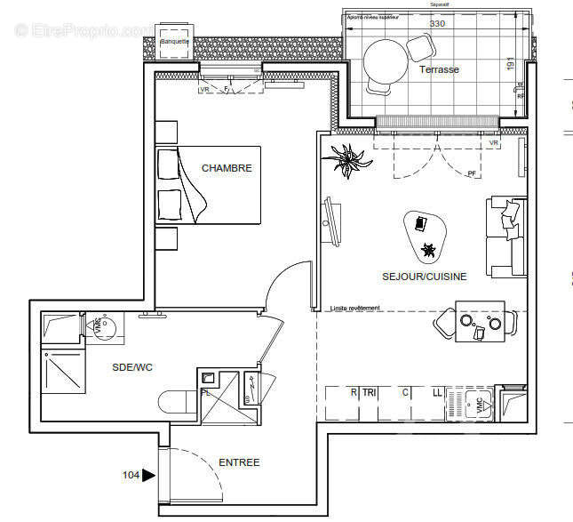 Appartement à LE BLANC-MESNIL