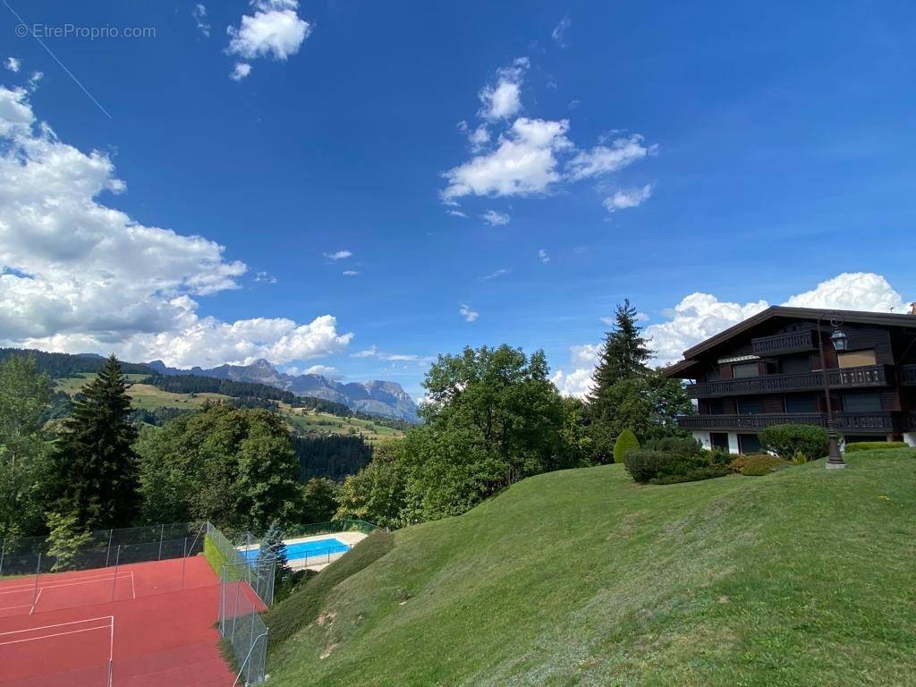 Duplex en dernier avec vue panoramique, piscine et tennis - Appartement à MEGEVE