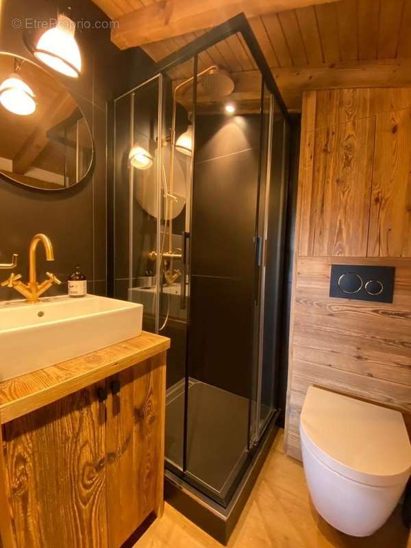 Sallle de bain parentale - Appartement à MEGEVE