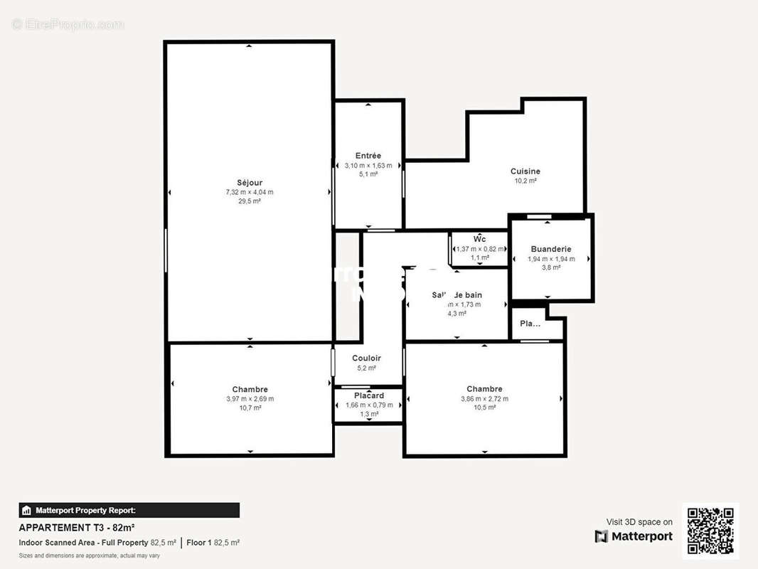 Appartement à SAINT-MARTIN-DES-CHAMPS