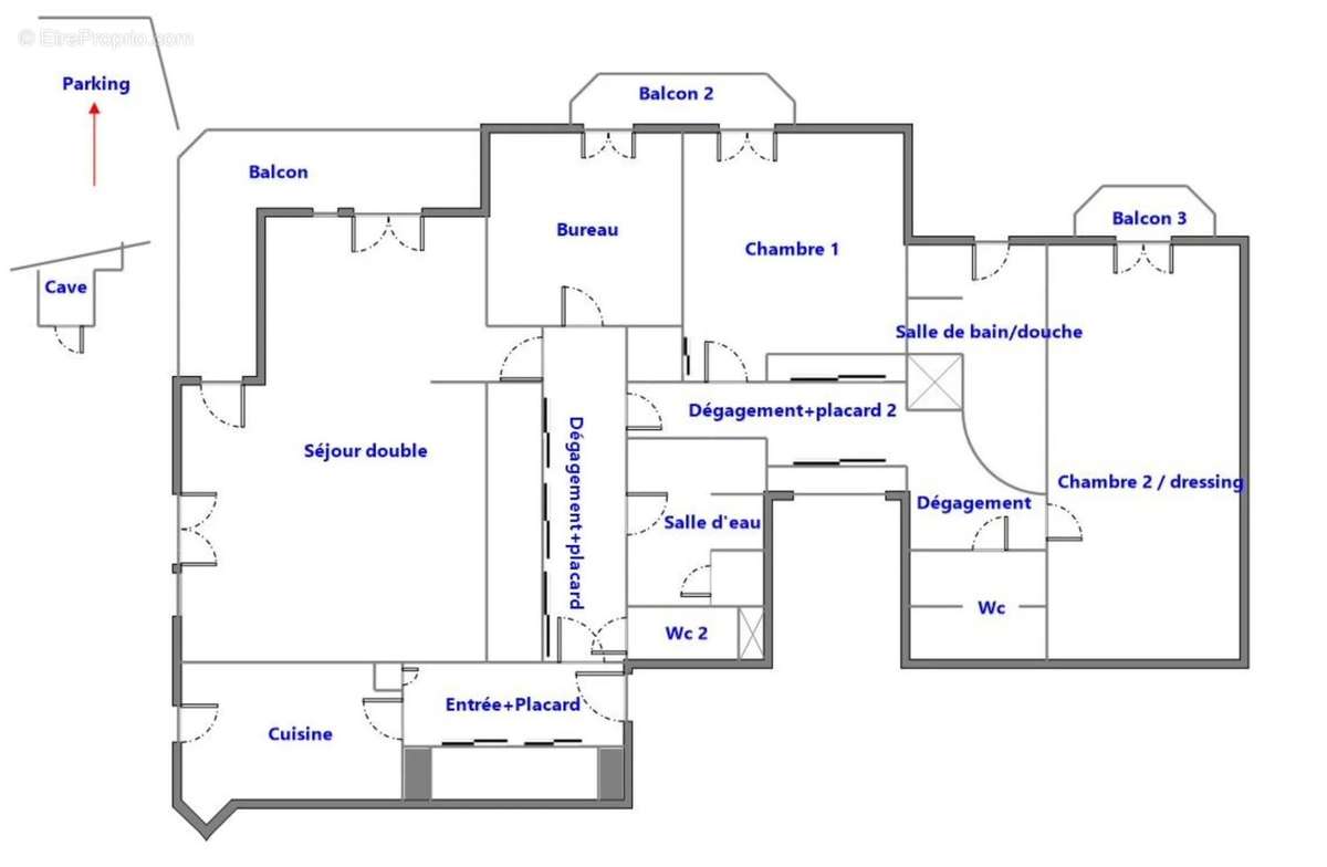 Appartement à ISSY-LES-MOULINEAUX