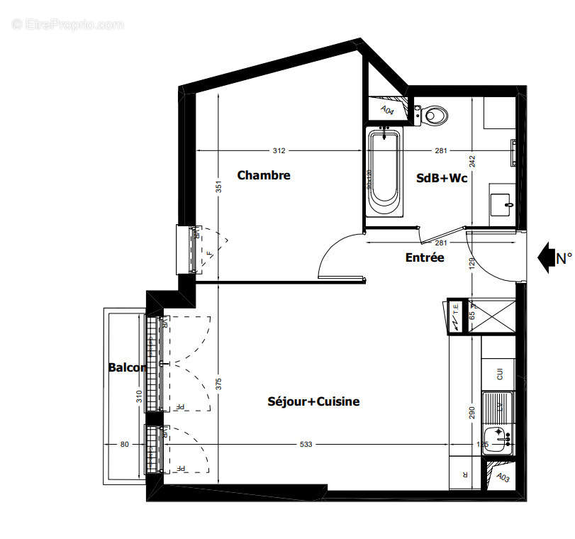 Appartement à POMPONNE