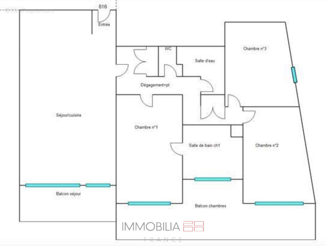 Appartement à BEAUSOLEIL