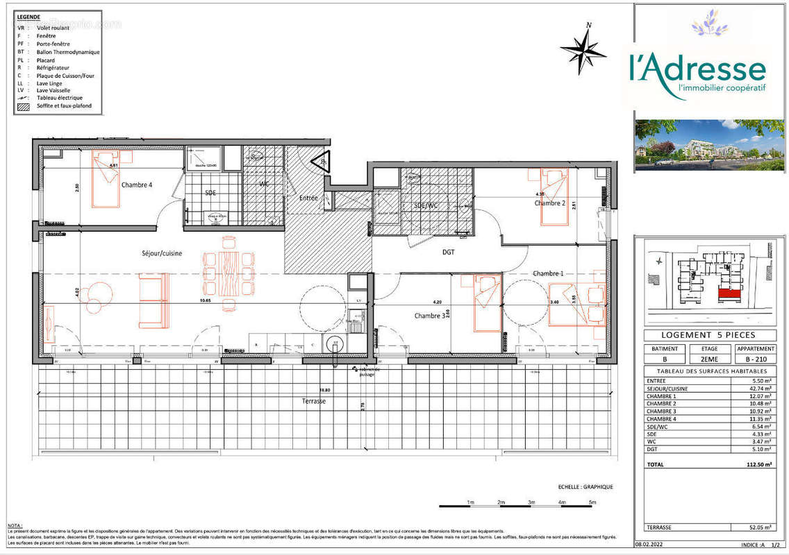 Appartement à SAINT-JEAN-DE-BRAYE