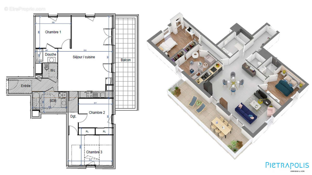 Appartement à CALUIRE-ET-CUIRE