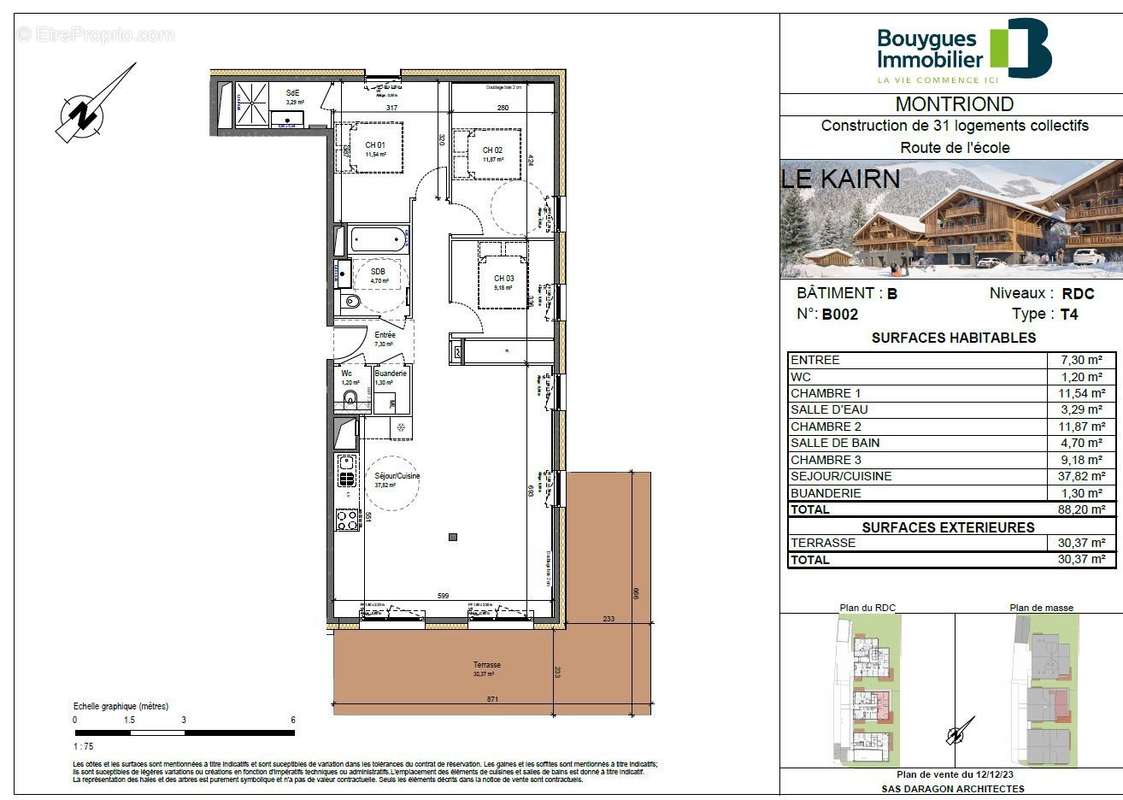 Appartement à MONTRIOND