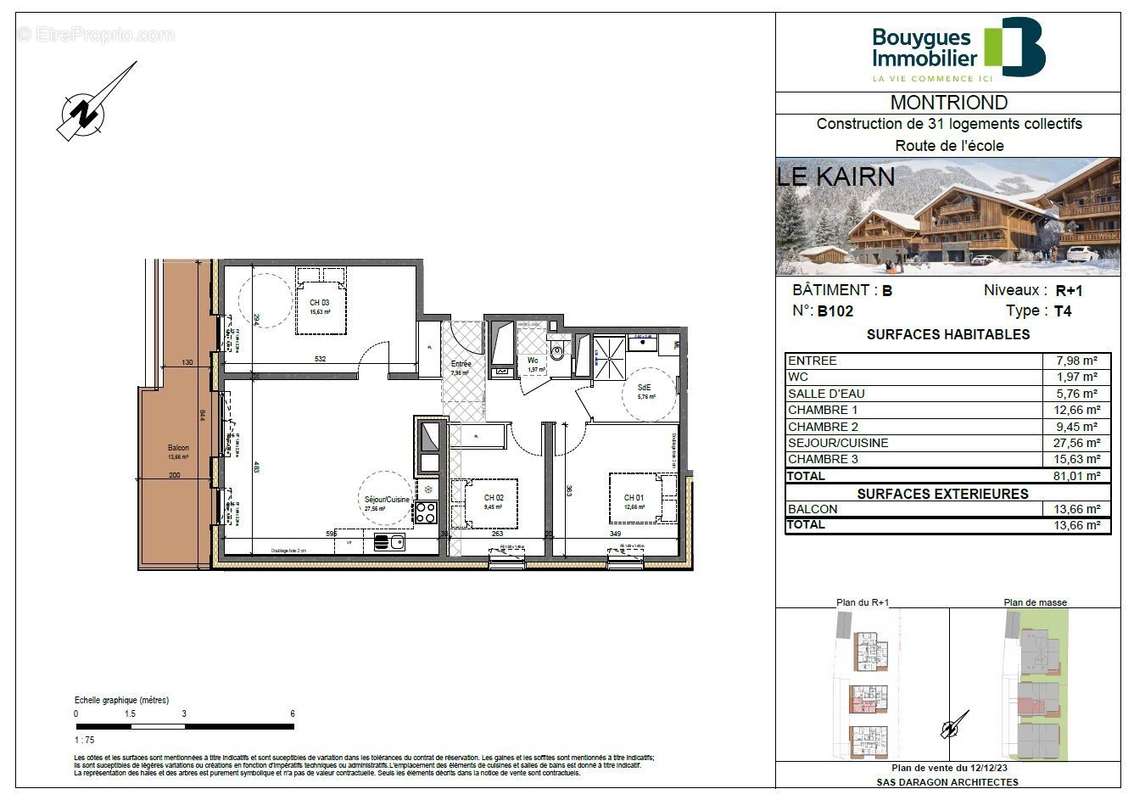 Appartement à MONTRIOND