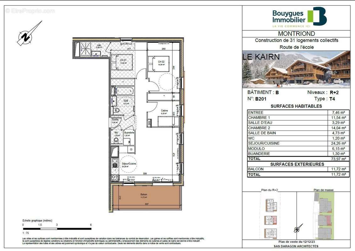 Appartement à MONTRIOND