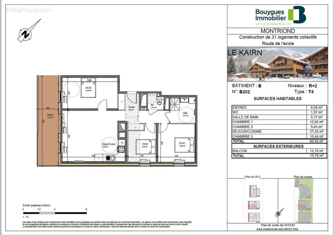 Appartement à MONTRIOND