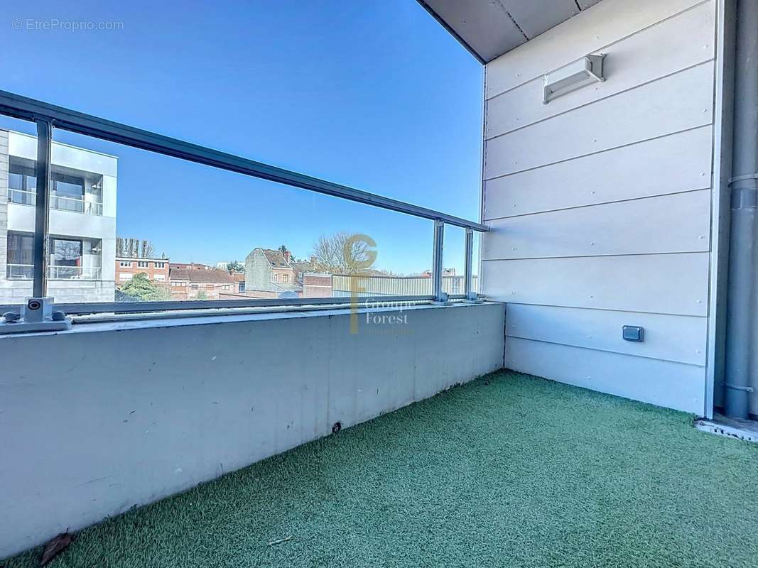 Balcon Séjour  - Appartement à LILLE