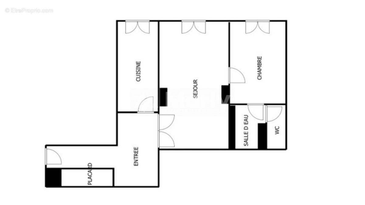 PLAN APPARTEMENT  - Appartement à PARIS-20E