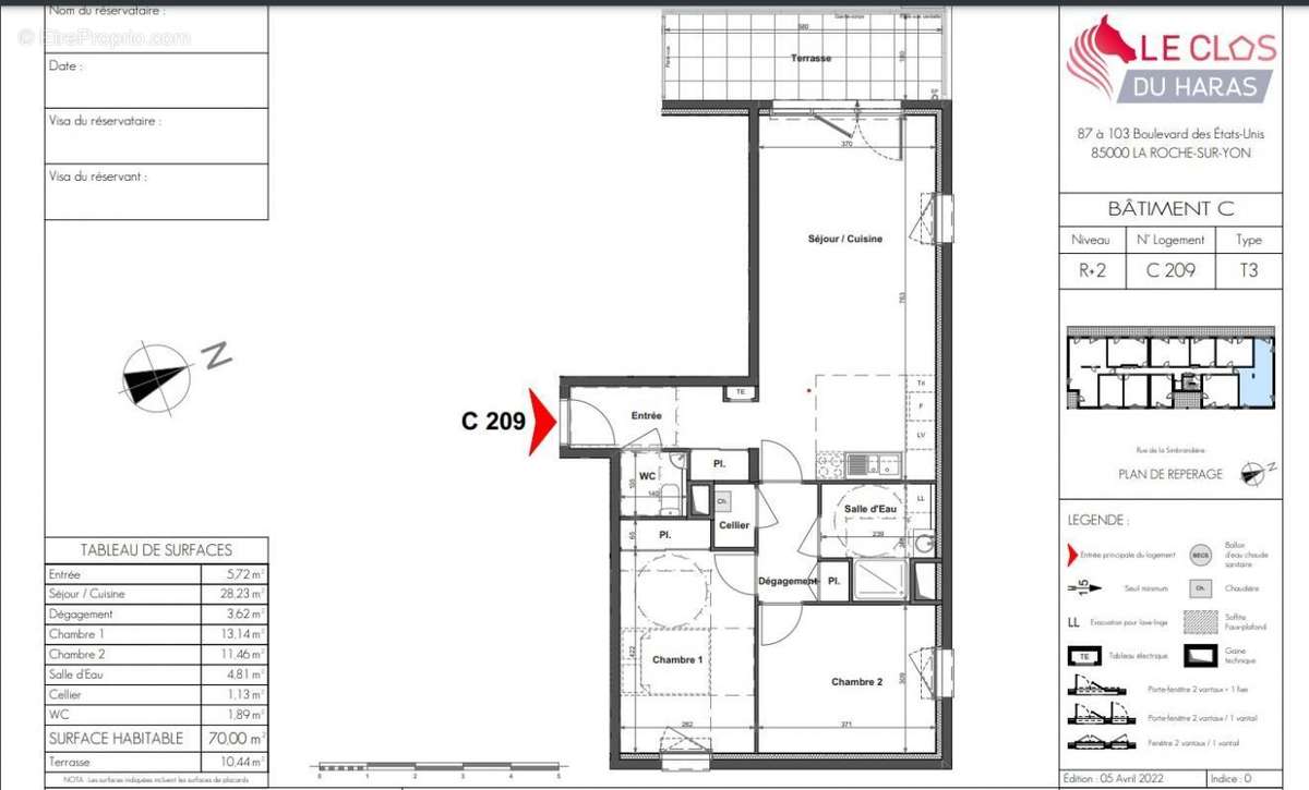 Appartement à LA ROCHE-SUR-YON