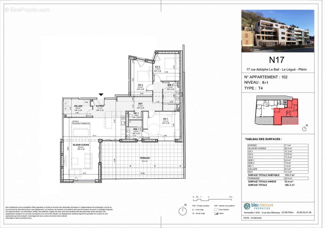 Appartement à PLERIN