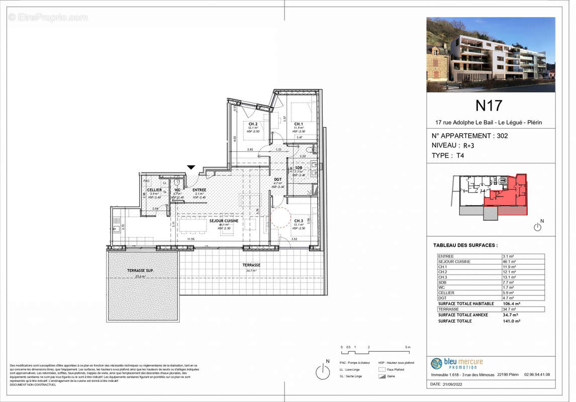 Appartement à PLERIN