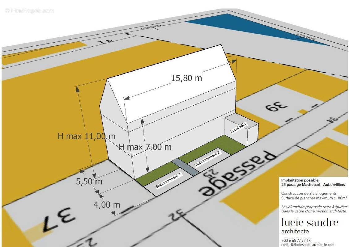 Terrain à AUBERVILLIERS