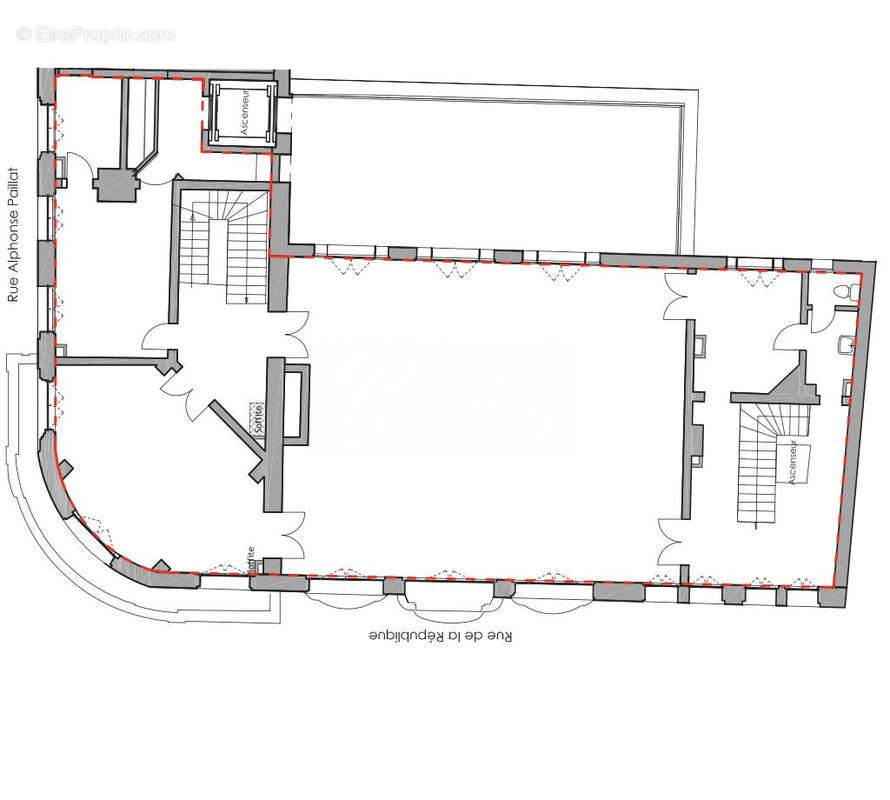 PLAN R+1 - Commerce à AMIENS