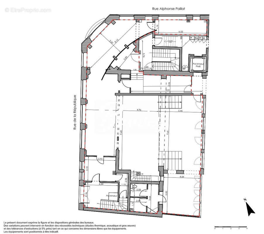 PLAN RDC - Commerce à AMIENS