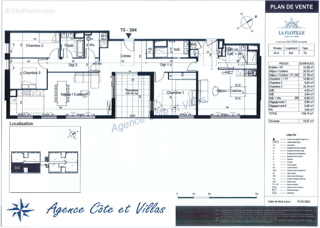 Appartement à PLENEUF-VAL-ANDRE