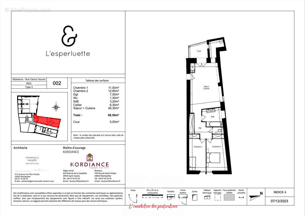 Appartement à VAUVERT