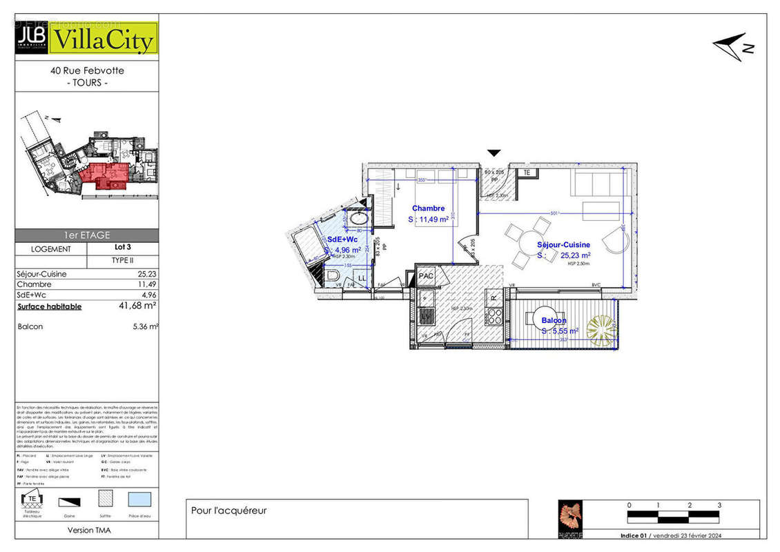 Appartement à TOURS