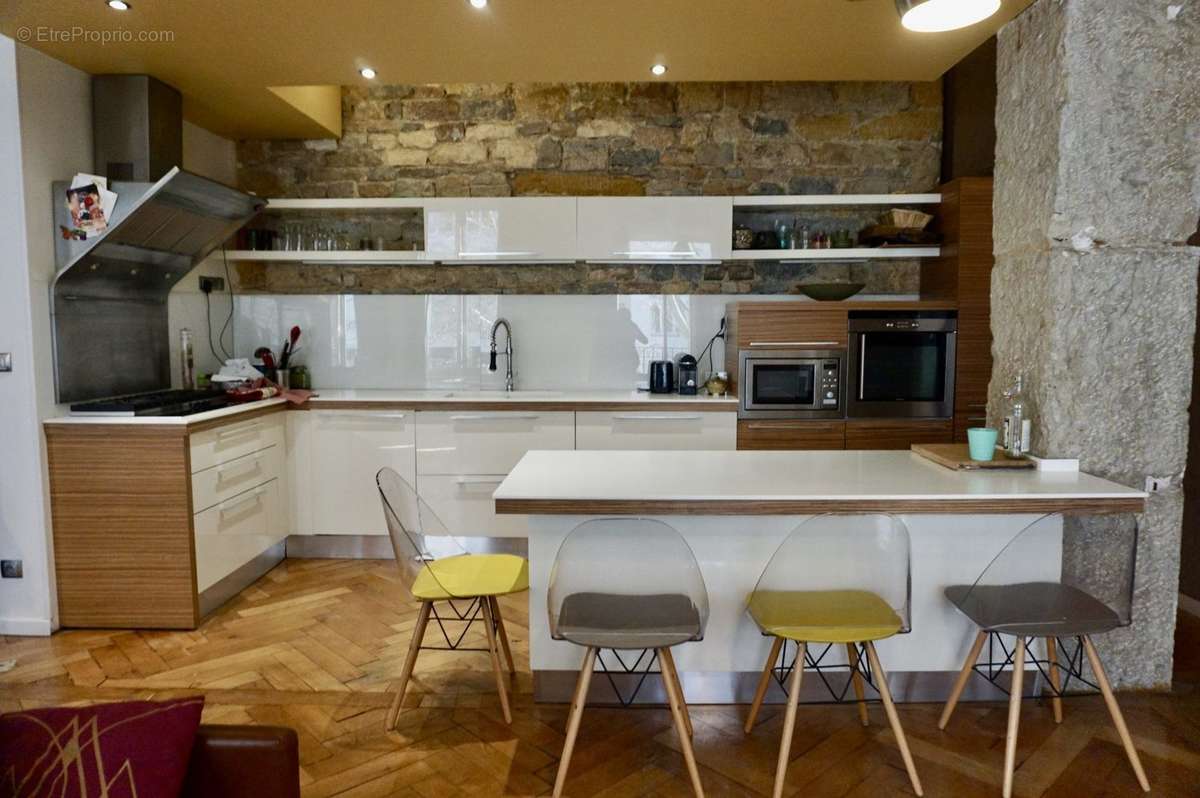 Cuisine américaine - Appartement à LYON-3E