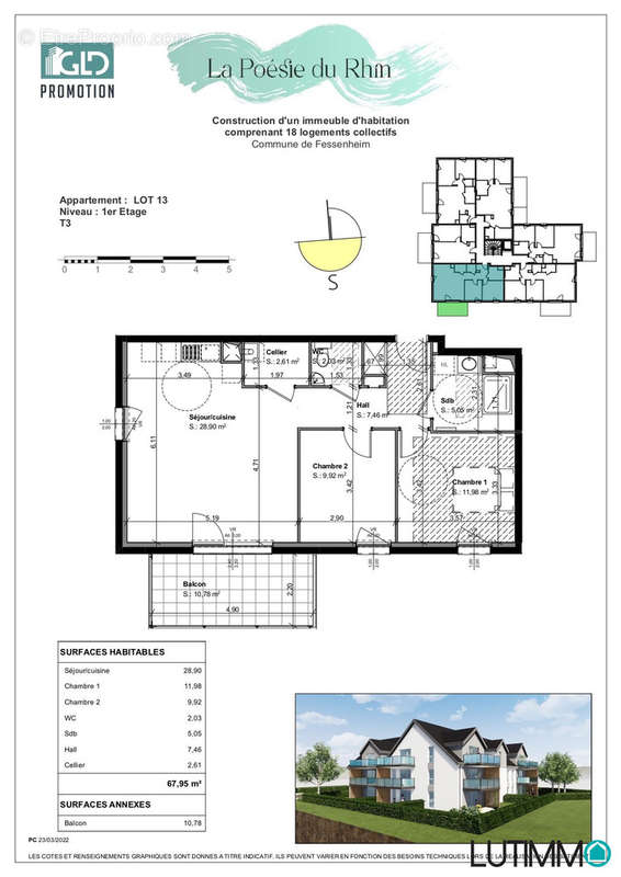 Appartement à FESSENHEIM