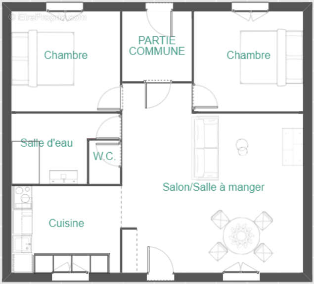 Appartement à SAINT-DENIS-EN-BUGEY