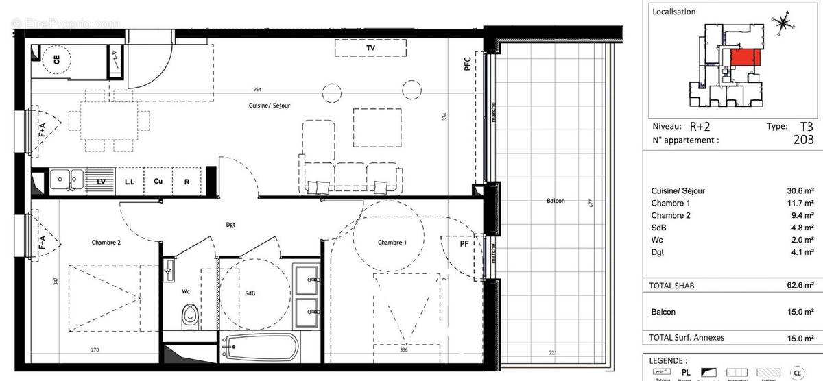 Appartement à LE GRAU-DU-ROI