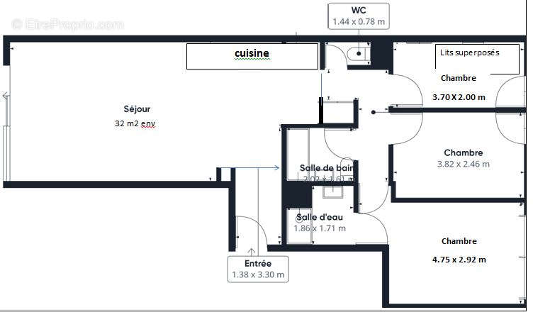 Appartement à PORNICHET