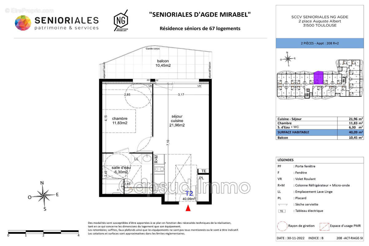 Appartement à AGDE