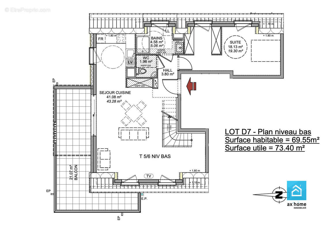 Appartement à ECKBOLSHEIM