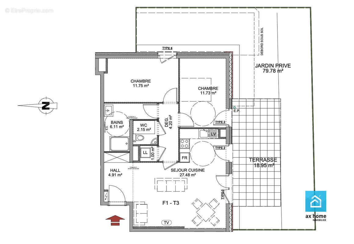 Appartement à ECKBOLSHEIM