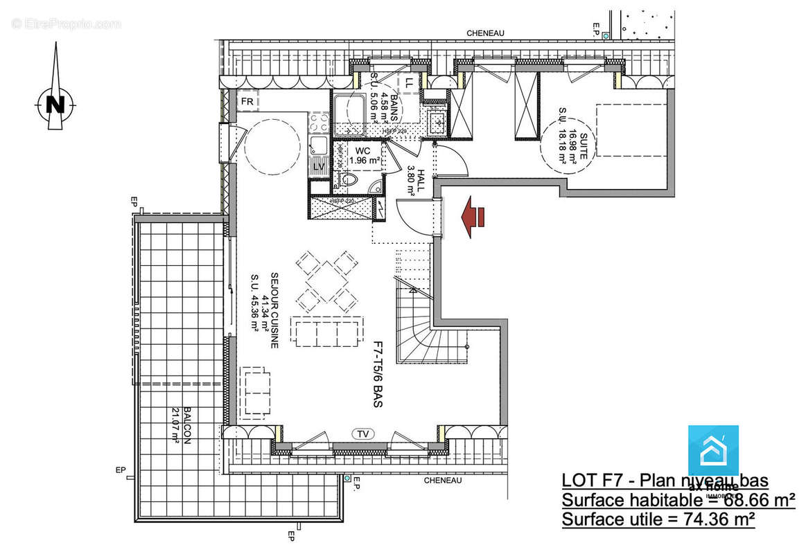 Appartement à ECKBOLSHEIM