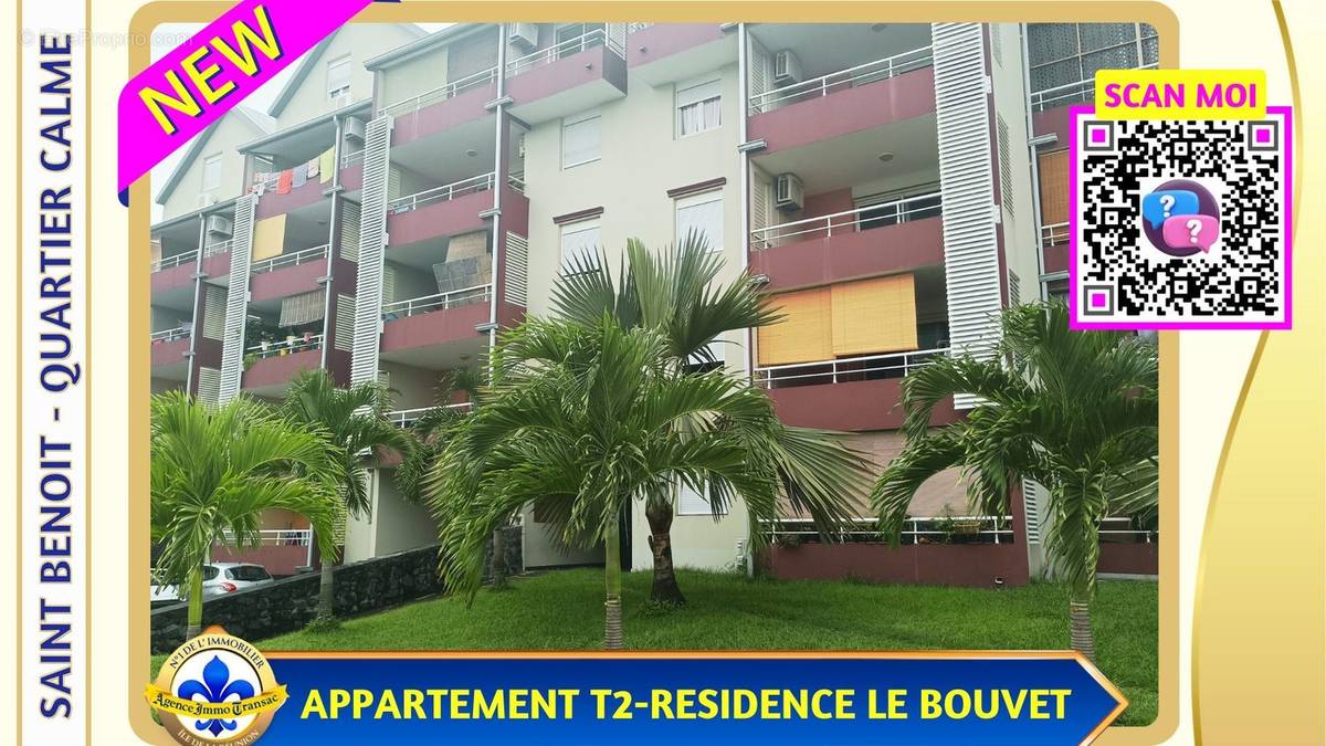 Appartement à SAINT-BENOIT