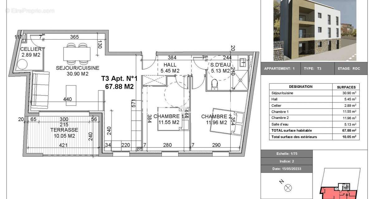 Appartement à PUGET-SUR-ARGENS